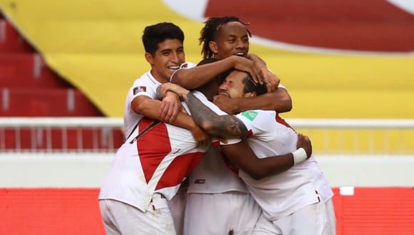 El segundo gol peruano terminó con una celebración que desbordó en emociones. (Foto: FPF)