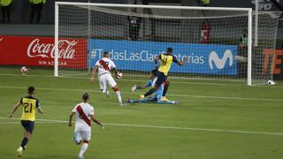 A los 2 minutos: el gol de Michael Estada para el 1-0 en Perú vs. Ecuador 