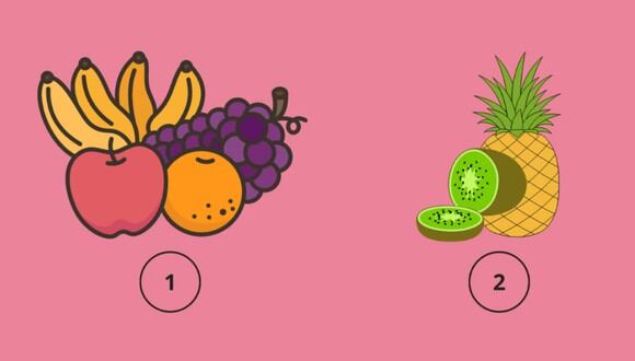 Elige un grupo de frutas y descubre tu personalidad. (Foto: Tiempox)