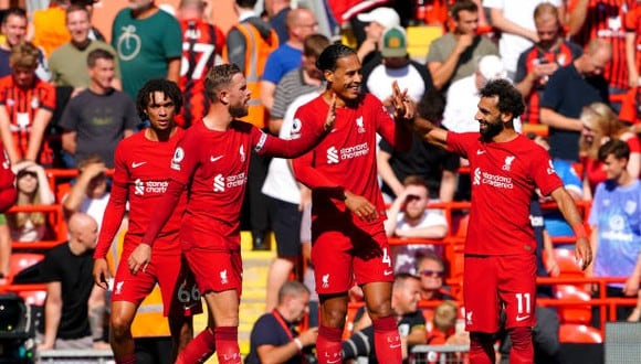 Liverpool ganó 9-0 a Bournemouth en la Premier League. (Getty Images)