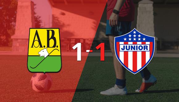 Bucaramanga y Junior se reparten los puntos y empatan 1-1