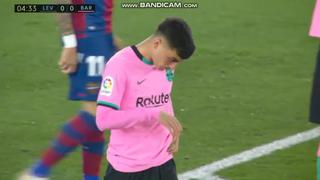 No lo creerás tras verlo: la genial atajada de Aitor para evitar el 1-0 de Pedri en el Barcelona vs. Levante [VIDEO]