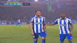 Su cara lo dice todo: Paolo Guerrero salió frustrado del partido Avaí vs Inter [VIDEO]