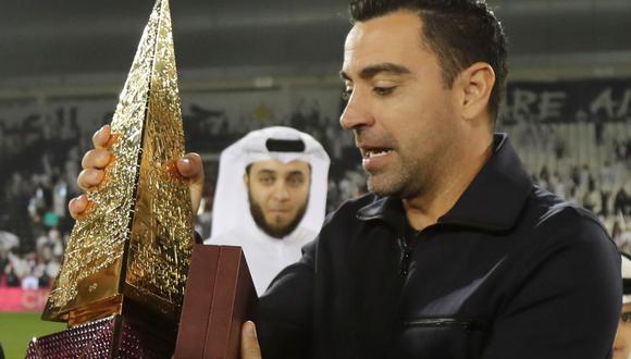 Xavi Hernández inició su carrera como técnico donde acabó su carrera como jugadior: Al Sadd. (Foto: AFP)