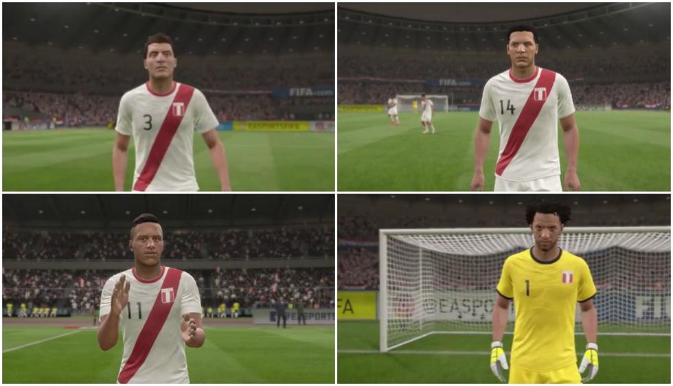 Estos son los rostros de los jugadores de la Selección Peruana(Captura de Youtube)