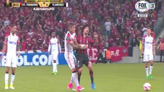 A la canilla: la falta de Guerrero por la que fue amonestado en Copa Libertadores [VIDEO]