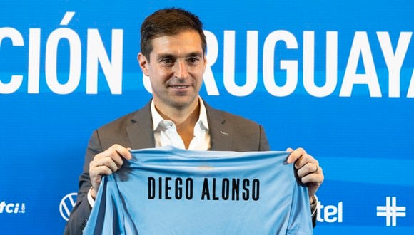 Diego Alonso es el nuevo director técnico de Uruguay. (Foto: AP)