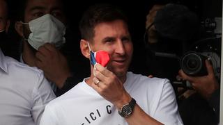 Lionel Messi ya usó los colores del PSG en sus primeras horas en París
