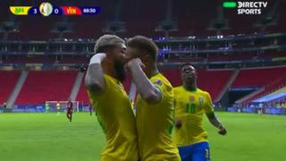 También pone el pecho: Gabigol cierra la goleada en el Venezuela vs. Brasil por Copa América [VIDEO]