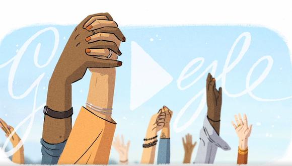Google celebra el Día Internacional de la Mujer con un doodle que recuerda la lucha de las mujeres en la historia (Foto: Captura/Google)
