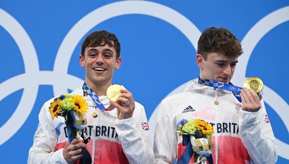 Daley (a la izquierda) ya suma tres medallas olímpicas (Foto: AFP)