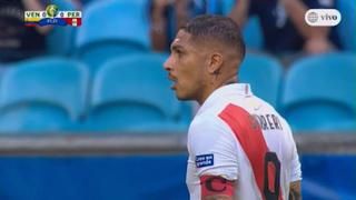 Estuvo cerca: Paolo Guerrero casi marca golazo de tiro libre en el partido por Copa América [VIDEO]