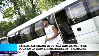 Carlos Zambrano debutará con Boca Juniors por Copa Libertadores