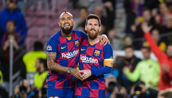 Arturo Vidal y Lionel Messi fueron principales compañeros durante su tiempo en el equipo catalán. (Foto: 'Agencias').