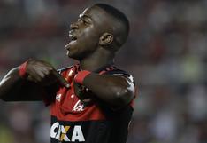 Le reventó el arco: Vinicius anotó su primer tanto como profesional con el Flamengo por Copa Sudamericana