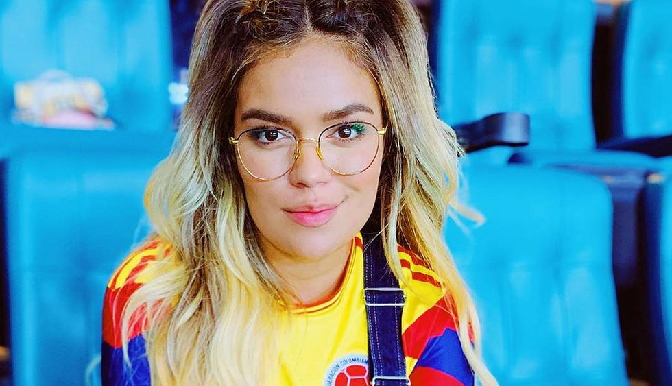 Karol G y su peculiar atuendo que usaría en los Premios MTV MIAW. (Foto: @karolg)