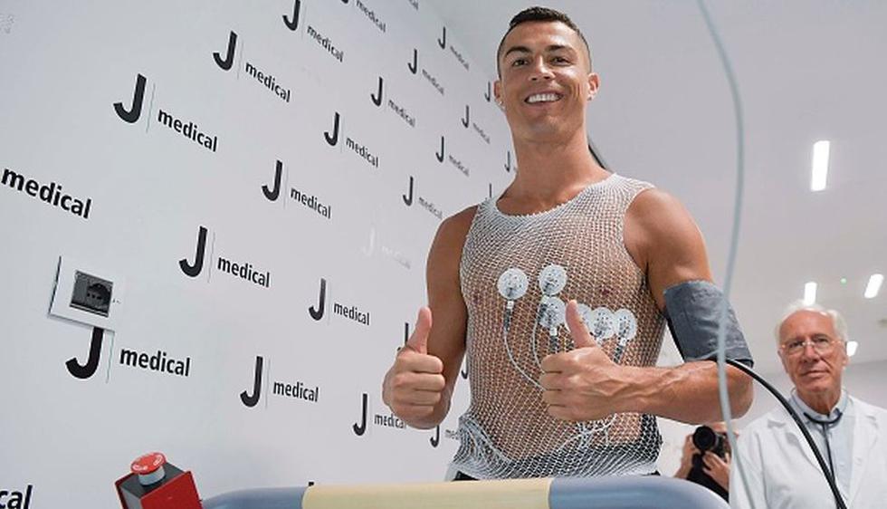 Cristiano Ronaldo pasó el reconocimiento médico con la Juventus. (Getty)