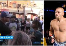 ¡Puso calma! Leyenda de UFC frenó el vandalismo que se generó durante las protestas por George Floyd en California [VIDEO]