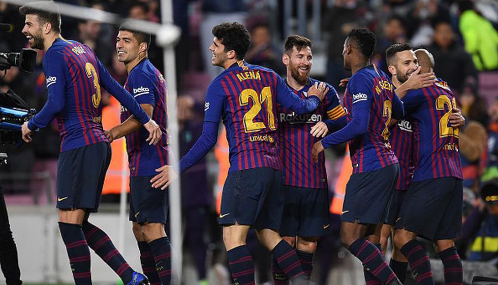 Barcelona aplastó al Sevilla y avanzó a semifinales de Copa del Rey. (Getty)