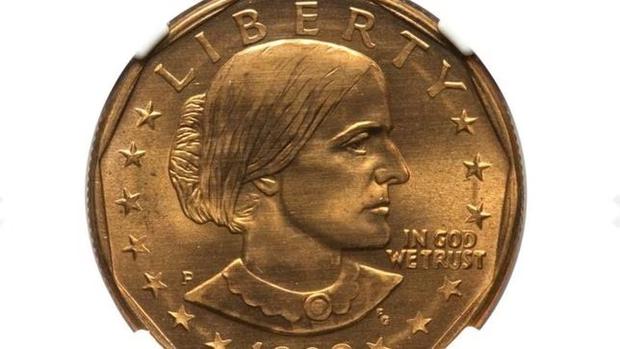 Los coleccionistas de monedas están dispuestos a pagar más de 11 mil dólares por una pequeña moneda de un dólar de Susan B. Anthony (Foto: PCGS)