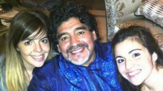 Los contundentes mensajes de Dalma y Giannina, hijas de Diego Maradona, por la salud del astro argentino