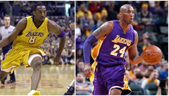 Kobe Bryant: las razones por las que usó el número 8 y 24 en Los Angeles Lakers. (Getty Images)