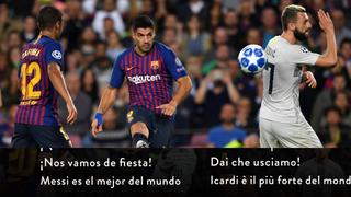 ¡No digas Messi, di Icardi! El curioso diccionario en italiano que no gustará a hinchas del Barcelona