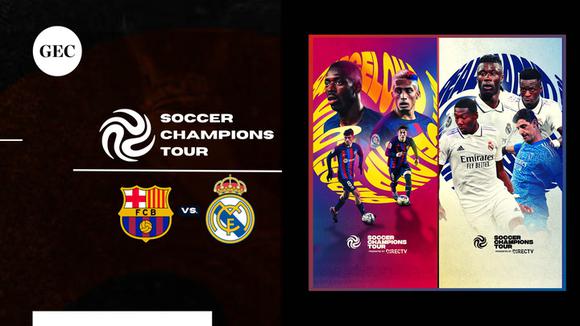 Barcelona vs. Real Madrid: donde ver El Clásico Soccer Champions Tour 2023