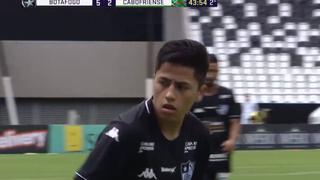 ¡Salió un golazo! Alexander Lecaros se lució con gran asistencia en su debut oficial con el Botafogo [VIDEO]