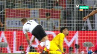 ¡Gigante! Pedro Gallese le ganó un mano a mano a Marco Reus y evitó el gol alemán [VIDEO]