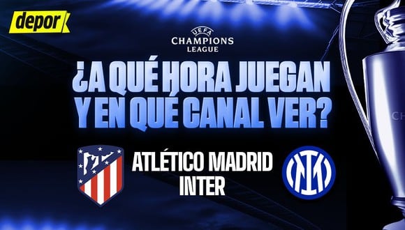 Cuándo juegan Atlético vs. Inter por la Champions: horarios y canales de TV