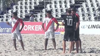 Selección Peruana de Fútbol Playa: la bicolor perdió ante Argentina en su debut eliminatorio