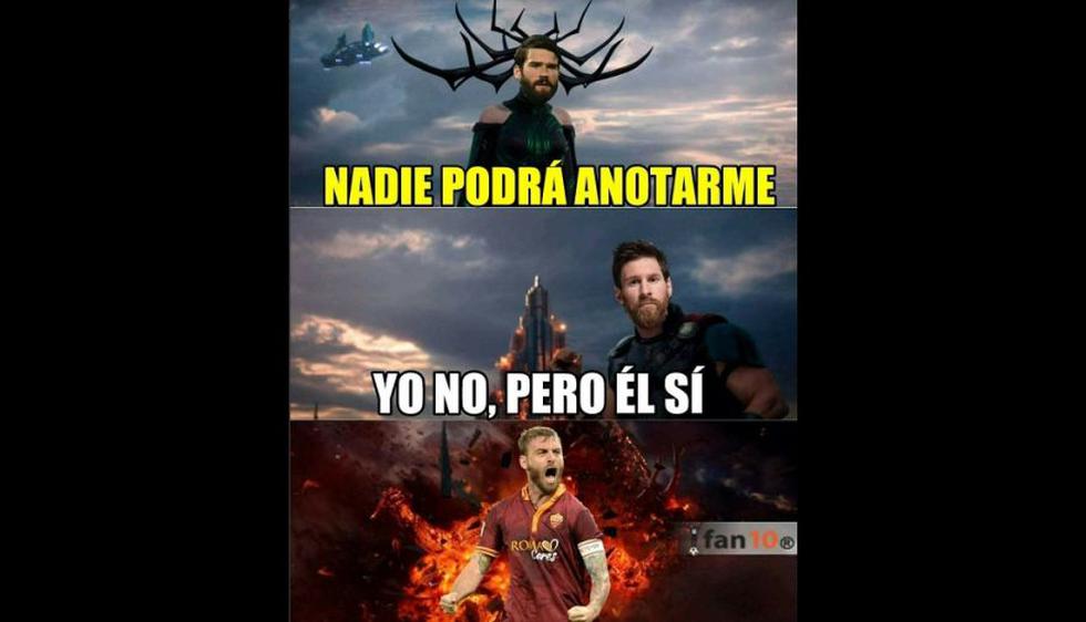 Los mejores memes del Barcelona-Roma por la vuelta de cuartos de final de Champions League. (Difusión)