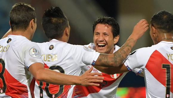 Con dos goles de Lapadula, Perú vence 2-1 a Paraguay en cuartos de final de la Copa América 2021. (Foto: AFP)