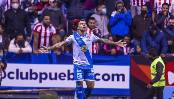 Con una atajada de Anthony Silva, Puebla derrotó a Chivas por penales en el Repechaje de la Liga MX. En el encuentro principal quedaron 2-2, pero ‘La Franja’ se impuso 6-5 en los doce pasos. (Foto: Puebla)