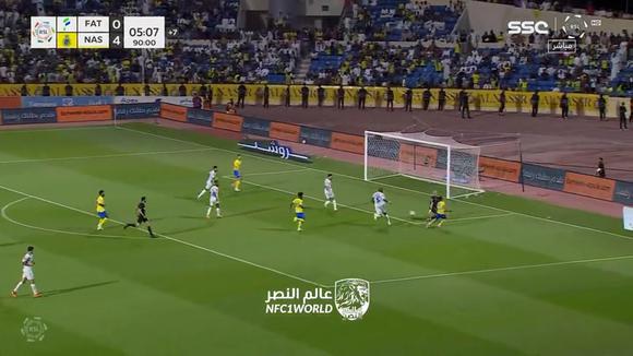 Así fue el tercer tanto de Cristiano Ronaldo en el duelo ante Al Fateh por la Liga Saudí. (Video: SSC)