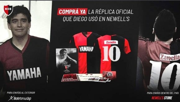 Messi pone de moda camiseta de Maradona y Newell's  hace negocio. (Foto: NOB)