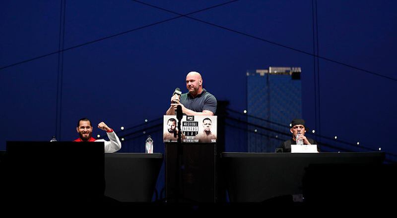 Dana White reveló que la isla privada para UFC sigue en pie y podría estar lista en un mes. (Getty Images)