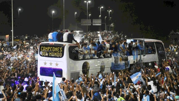 Argentina es una verdadera fiesta tras la llegada de la selección. (Foto: AP)