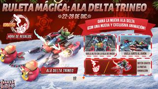 Free Fire: cómo obtener el “Ala Delta Trineo” en la Ruleta Mágica