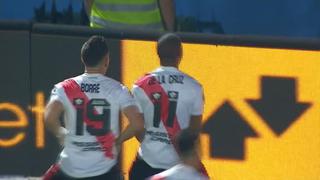 ¡Grito de desfogue! El espectacular gol de De la Cruz para empatar el partido ante Cerro Porteño en Asunción