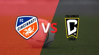 Termina el primer tiempo con una victoria para FC Cincinnati vs Columbus Crew SC por 1-0