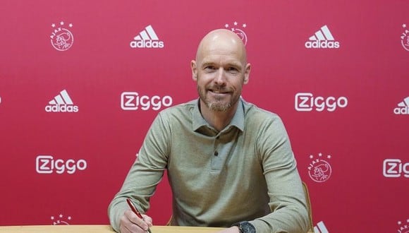 Ten hag seguirá al mando del Ajax hasta el verano de 2023. (Foto: Ajax)