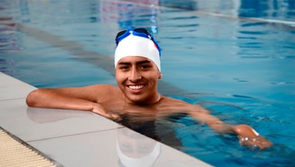Rodrigo Santillán ganó la medalla de bronce en los 100 metros espalda, clase S2. (Foto: Ministerio de Educación)