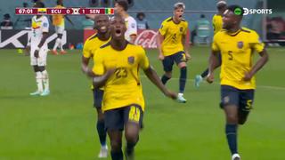 Reaccionó la ‘Tri’: gol de Moisés Caicedo para el 1-1 de Ecuador vs. Senegal [VIDEO]