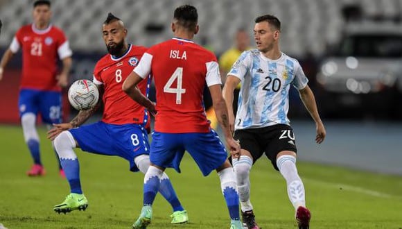Argentina igualó 1-1 con Chile en su debut por la Copa América 2021. (Foto: Twitter)