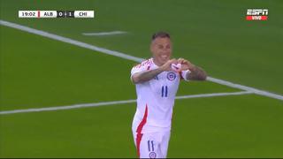 ¡El primero en la ‘Era Gareca’! Gol de Eduardo Vargas para el 1-0 en Chile vs. Albania
