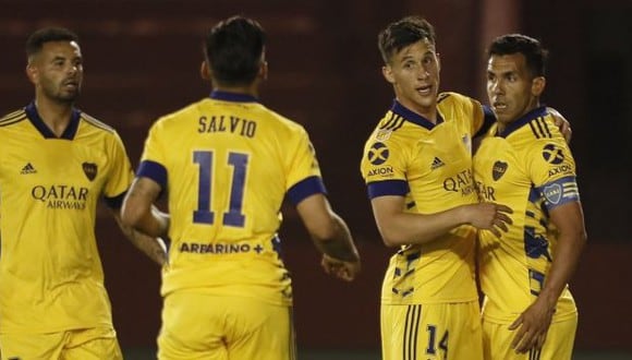 Boca Juniors derrotó por 2-1 a Lanús en el inicio de la Copa de la Liga Profesional. (Twitter/Boca Juniors)