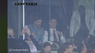 ¿Y si baja al césped un ratito? Así vive Cristiano Ronaldo el Real Madrid vs Barcelona desde el palco del Bernabéu