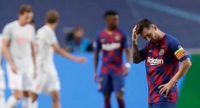 Barcelona perdió 8-2 ante Bayern Munich por la Champions League. (AFP)